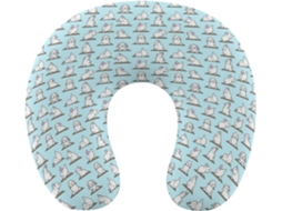 Almofada de Viag Fofa em Formato Coelho, Suporte Cervical Espuma Viscoelástica, Acessórios, Confortável U