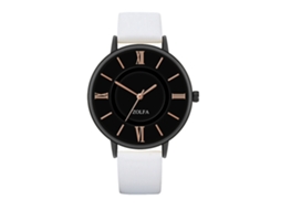Reloj De Cuarzo Clásico Elegante Estilo Empresarial Para Parejas Unisex Regalo (blanco)