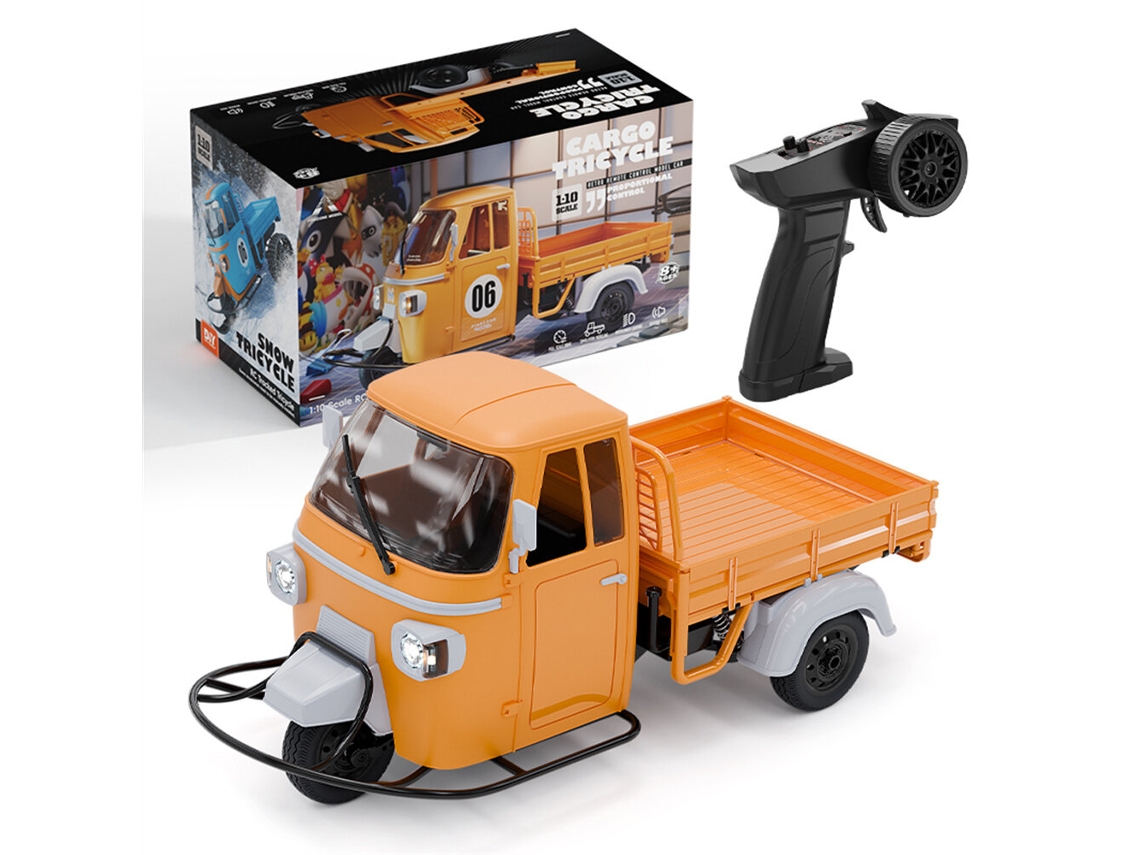 Laranjasg Pinecone Forest 1008 Rtr 1/10 2.4g Rwd Triciclo 3 Rodas Led Proporcional Ré Som Alta Velocidade Brinquedo MDUG