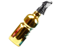 Frasco De Spray Para Cabelo Para Uso Em Barbearia, 5 Unidades, Frascos De Spray Dourados Recarregáveis VONKELIOS