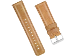Pulseira De Couro Para Relógio, Resistente E Prática, Com Pulseira Substituível, Marrom. Gokoco