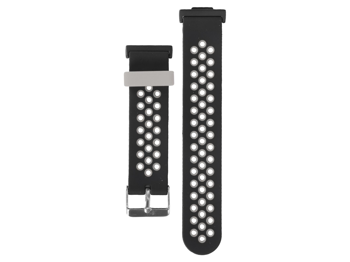 Pulseira De Silicone Para Relógio Inteligente, Respirável, À Prova De Suor, Ajustável Para Fit 2, Preta/cinza Ly Ebike