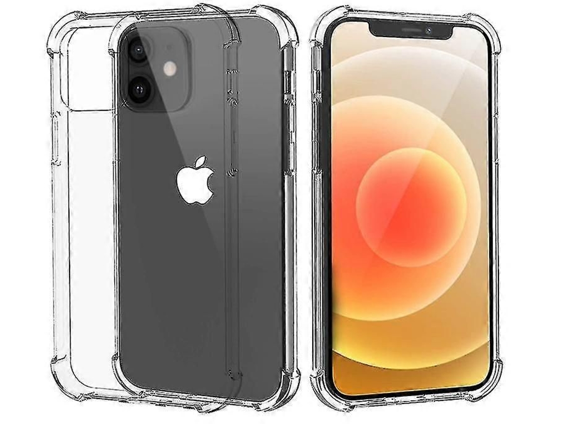 Capa Compatível Para Iphone 12 Pro, Transparente Cristal Com Proteção De Ar