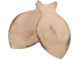 Nuobesty Com 2 Bandejas De Madeira Em Formato De Peixe, Ideais Para Chaveiros Decorativos E Armazenamento.