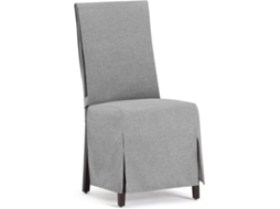 Capa de Cadeira EYSA Premium Valeria Pack de 2 Capas Universal (45 x 40 x 135 cm - Poliéster e Algodão - Cinza)