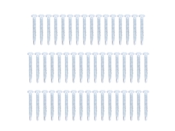 50 Parafusos Auto-abocanhadores De Aço Carbono Galvanizado Com Cabeça Redonda 4.2x32mm