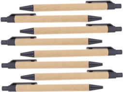 Conjunto De 8 Canetas Esferográficas Retráteis Nuobesty, Ergonômicas