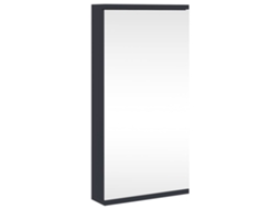 Corner Bathroom Mirror Cabinet, Corner Bathroom Mirror Cabinets Vidaxl Cinzeto Madeira Processada (n/a)