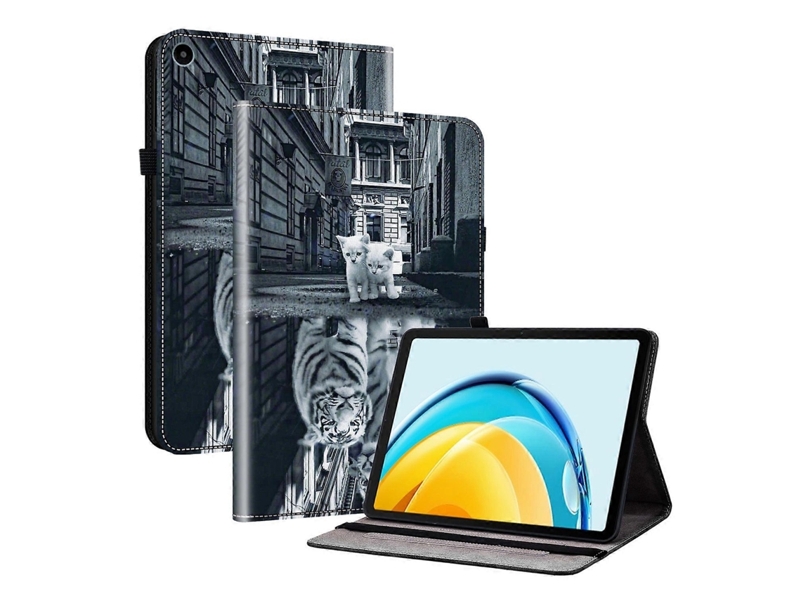 Capa para tablet inteligente em couro pintado com textura de cristal Webake