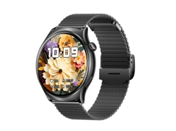 Smart Watch SHAH ARPAN I101 Bluetooth Call Health Monitor Preto Milão