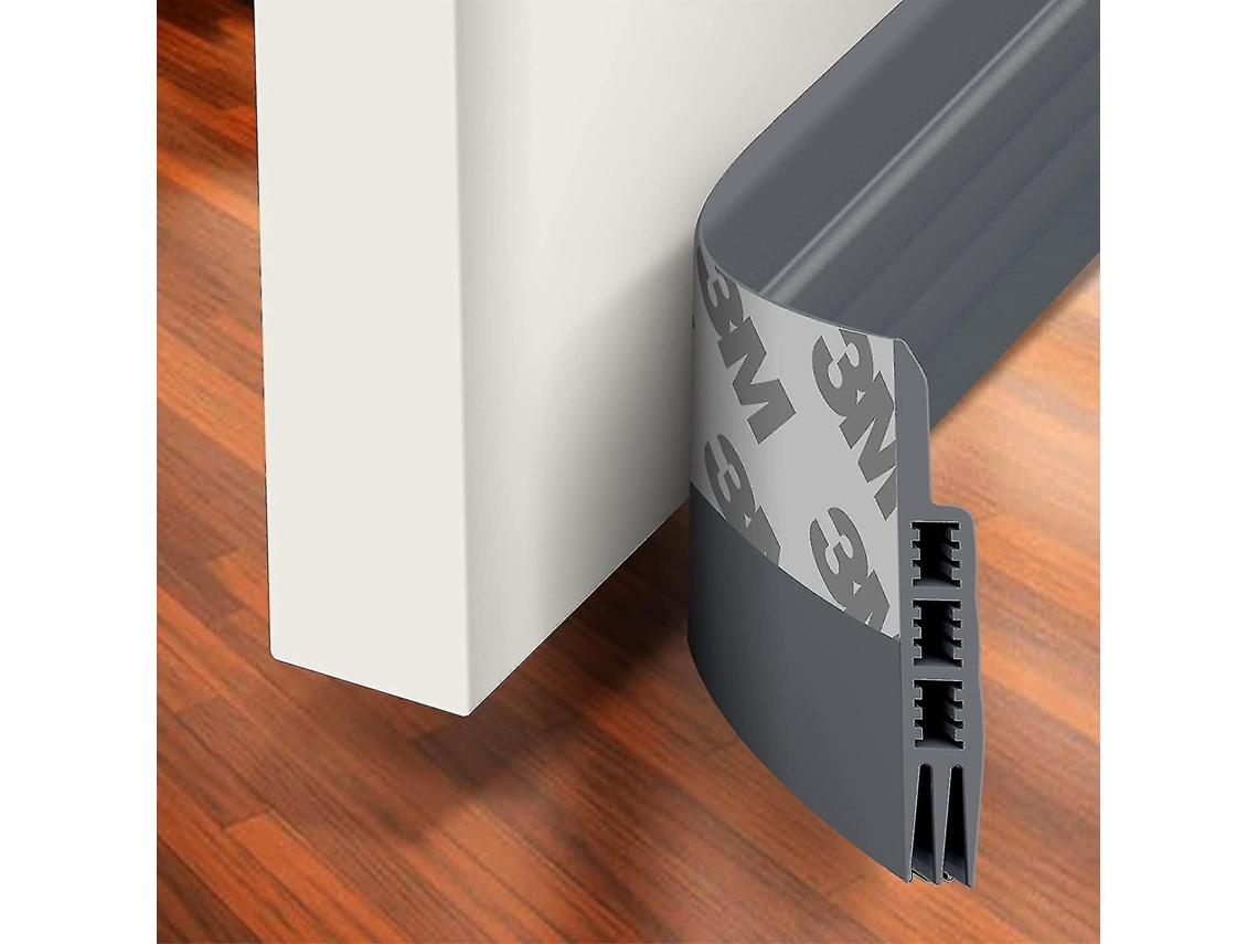 Lurelia Fita De Silicone Autoadesiva Para Portas E Janelas 4,8 Cm 99 Cm 4,8 Cm De Largura Cinza Externo Interno Redução De Ruído