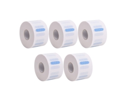 Tiras de Papel Descartáveis para Pescoço de Barbeiro 5 Rolos de Faixa de Papel Profissional para Corte de Cabelo de Salão de Beleza JEDBESETZT