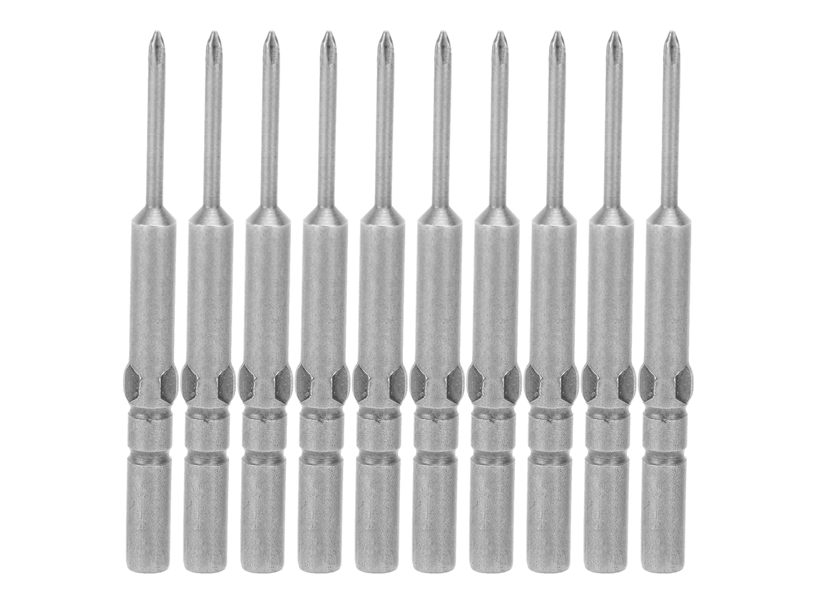10 Peças De Parafuso De Fenda Cruzada Magnético Antideslizante Elétrico 2,5mm Ferramenta Manual De Hardware