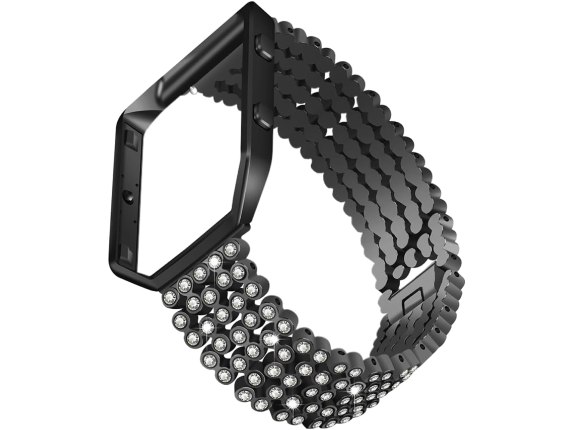 Pulseira De Relógio Feminina Elegante Com Strass, Compatível