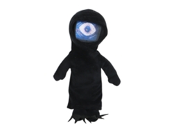 Pelúcia Poppy da Nightmare Critters Preta com Grandes Olhos Azuis, 25cm/80g GOKOCO