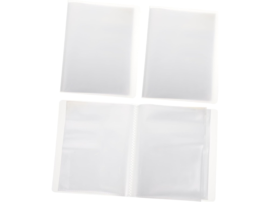 Pasta Expansível Transparente De 4 Peças Para Armazenamento E Organização De Folhetos E Fotos (plást Gokoco
