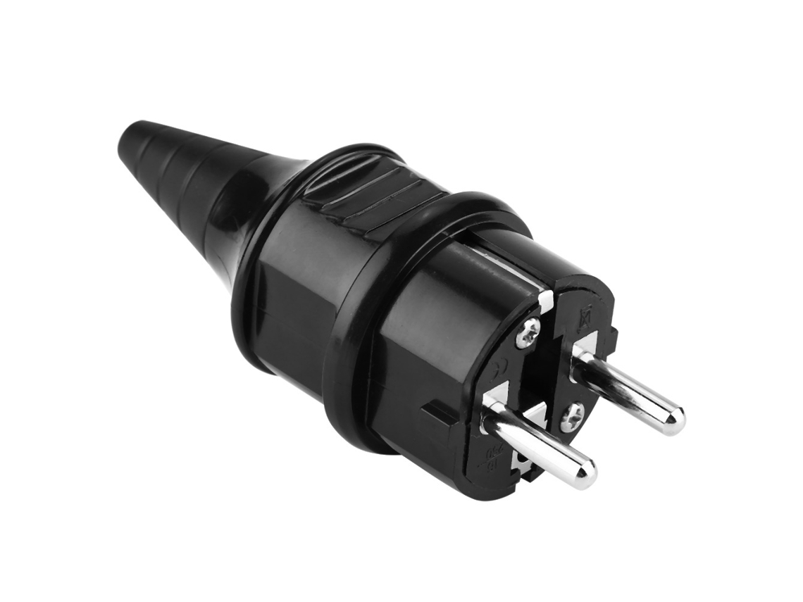 Laxiscreed Plugue Padrão Europeu 16a Para Alta Potência A 220v, Ideal Para Eletrodomésticos