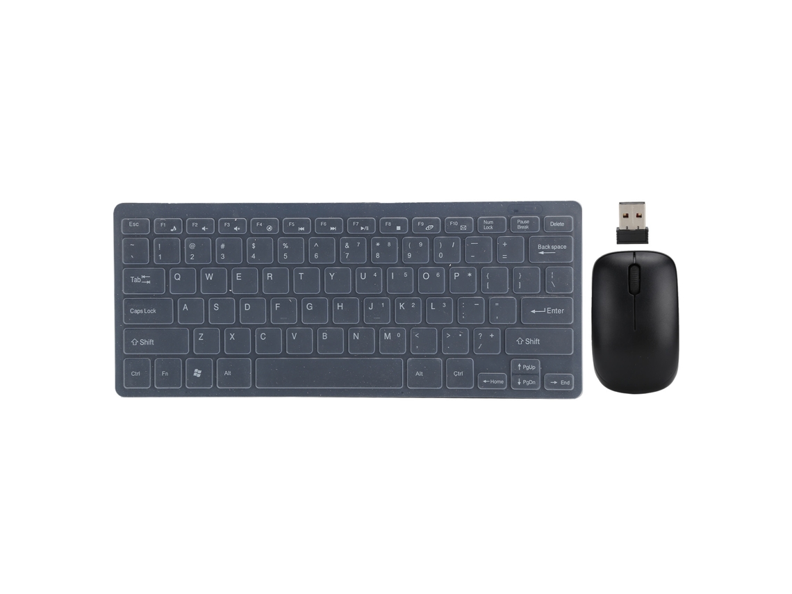 Speedy-cómodo Conjunto De Teclado Y Ratón Inalámbricos Mini 2.4g Con Protector De Pantalla Para Teclado, Compatible Con Windows, Android E Ios.