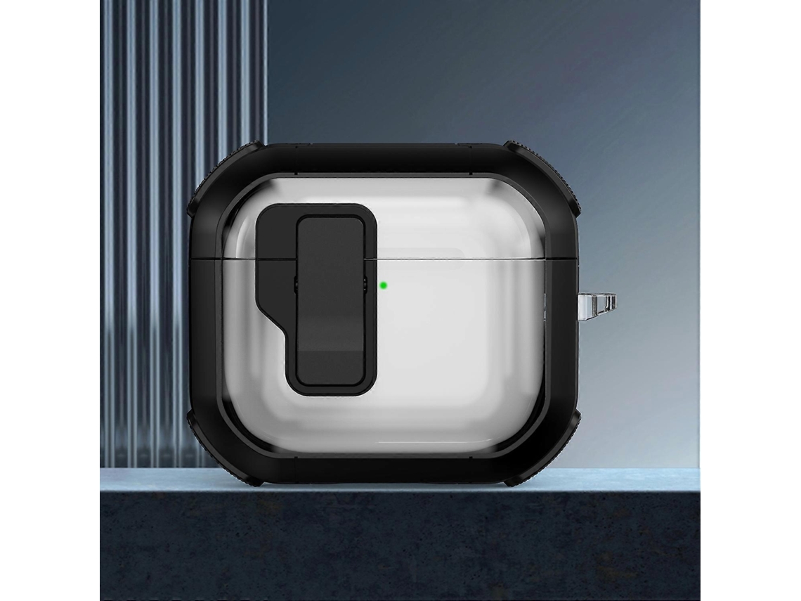 Estojo Protetor Thunder Clear Para Fones De Ouvido Sem Fio Com Interruptor Magnético Para Airpods 4