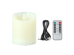 Velas Eletrônicas Recarregáveis Com Controle Remoto Decoração