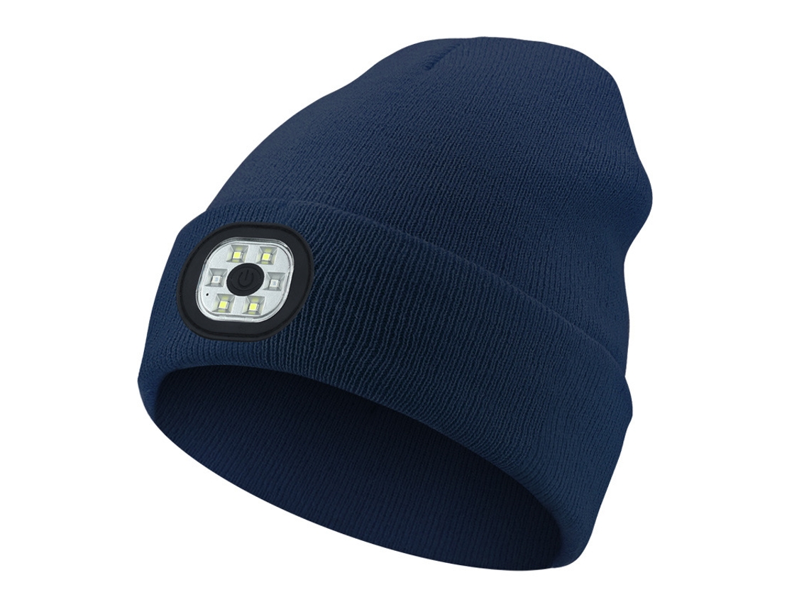 Gorro de Tricô BRILVIBERA com LED, leve e quente
