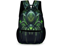Mochila Escolar Estilo Cyberpunk Para Meninos Meninas 7 11 Anos, Com Estampa Aranha, Ideal O 3º E 4º Ano