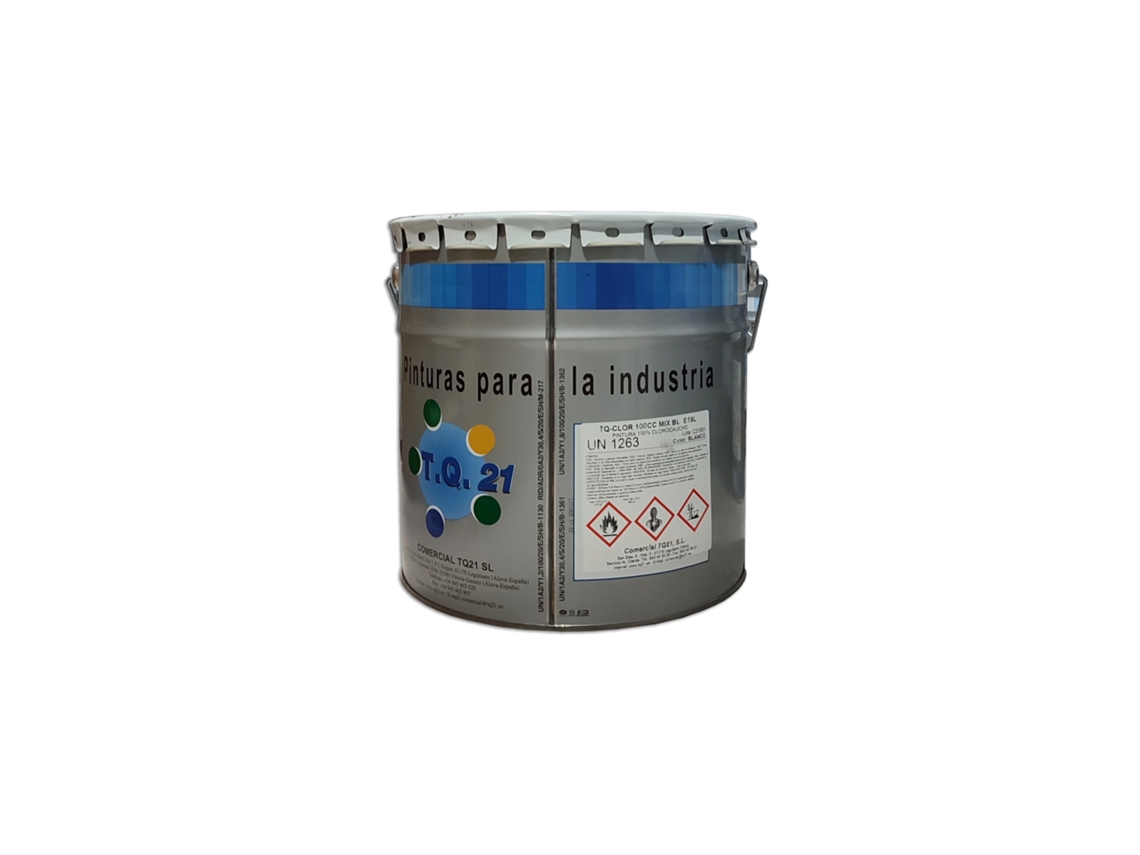 Tinta De Borracha Clorada Para Pisos Letra Ral 15 Lt Base Tr
