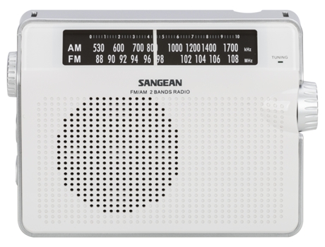 Rádio SANGEAN PR-D6 (Branco - Analógico - FM/AM - Bateria) | Worten.pt