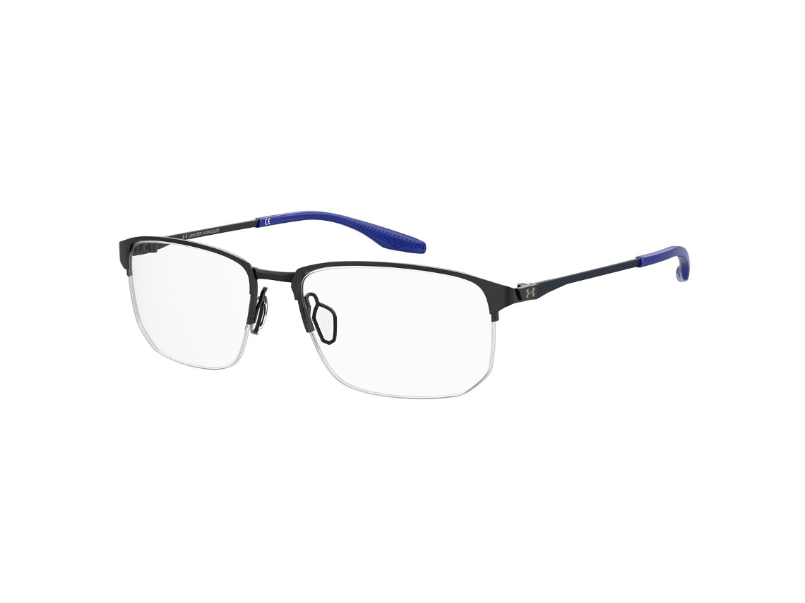 Armação de óculos de grau Under Armour UA-5047-G-807F617 masculina (preta - metal - 140 mm - Ø 56 mm)