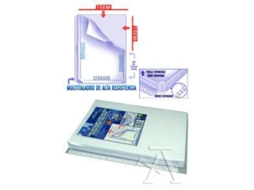 Paq/5 Fundas Multitaladro Lateral Con Fuelle A4 Pp Transp.