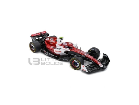 Carro Da Coleção Miniatura SOLIDO 1/18 Alfa-Romeo C42 Gp Do Canadá 2022 Vermelho / Branco 1810202