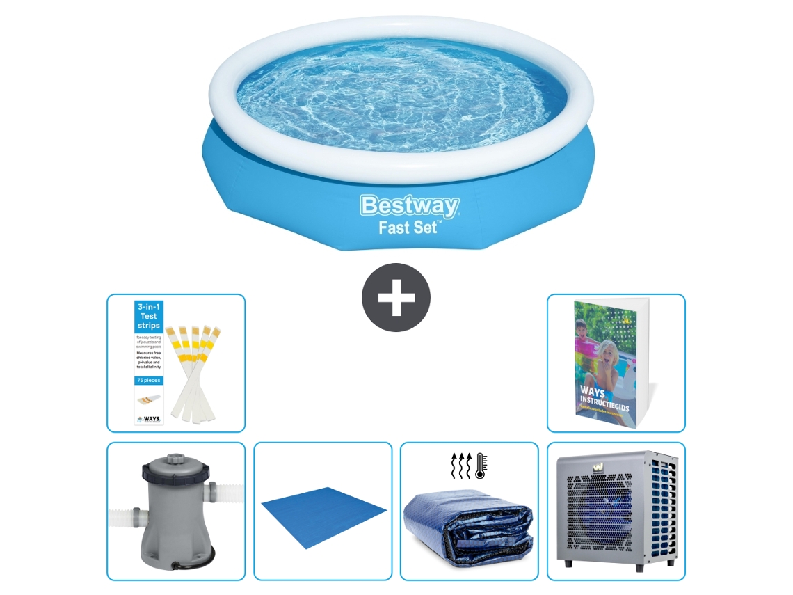 Bestway Piscina Bestway Fast Set Redonda - 305x66 Cm - 7-peças S278