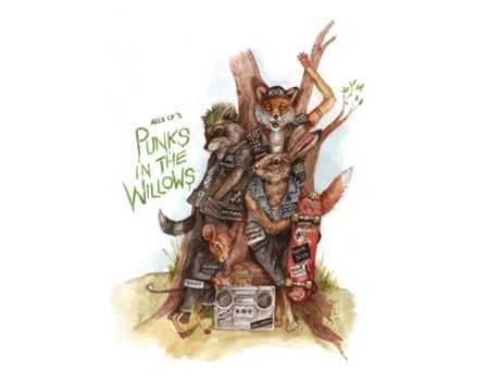 Livro Punks In The Willows de Alex CF (Inglês)