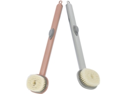 Lurelia Conjunto De 2 Escovas Para Costas Para Duche, Com Argola E Massagem Suave