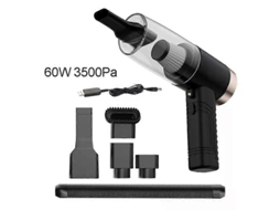 Aspirador De Pó Portátil Sem Fio Recarregável Usb 6000pa 120w Para Carro, Suv, Caminhão, Casa, Escritório, Pelos De Animais Aquaforge