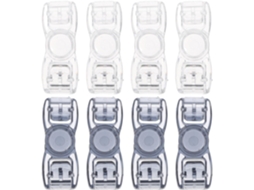 Conjunto De 8 Fivelas Universais De Plástico Para Óculos De Natação, Com Design De Encaixe Seguro E Fácil
