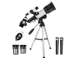 Telescópios Astronômicos Para Crianças E Adultos Telescópio Astronômico Refrator Profissional Com Tripé E Controle Remoto Sem Fio Aquaforge