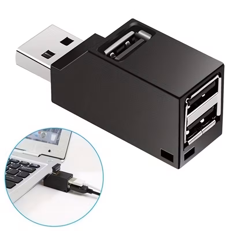 Hub De Três Portas Usb 3.0 Usb 2.0 Compatível Com Tablets, Alimentado Por Usb, Tensão De 5 V, Ligação Usb Stelasplen