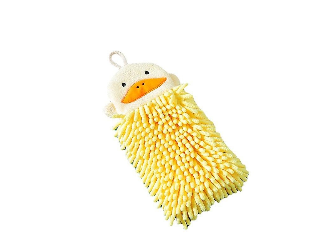 Rebe toallas de Mano de Chenille Con Bordado Animal, Cocina Pato Bordado