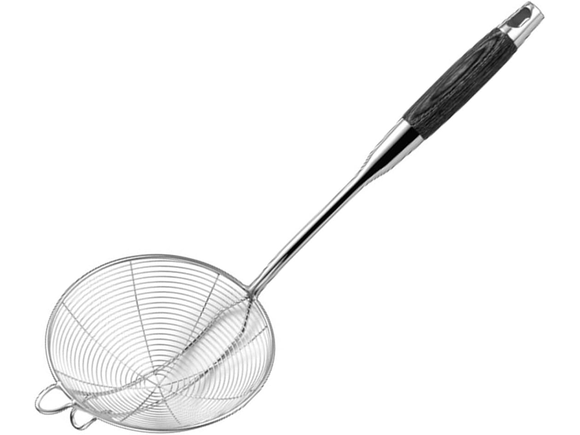 Colher De Cozinha Em Aço Inoxidável De Qualidade Alimentar Com Cabo Confortável Para Cozinhar E Servir