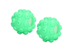2pcs Bola De Lavanderia Vapor Pvc Reutilizável Roupas Rugas Suavizantes Para Máquina De Lavar