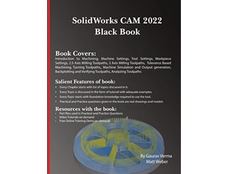 Livro Solidworks Cam 2022 Black Book De Gaurav Verma E Matt Weber (inglês)