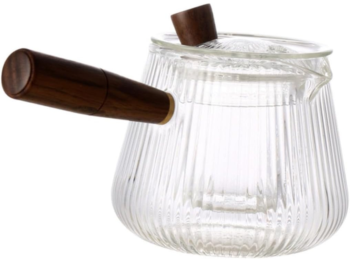 Bule De Vidro, Transparente, Para Chá Na Para Casa.