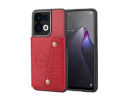 Capa Magnética Com Fivela Dupla Para Oppo Reno9 Pro