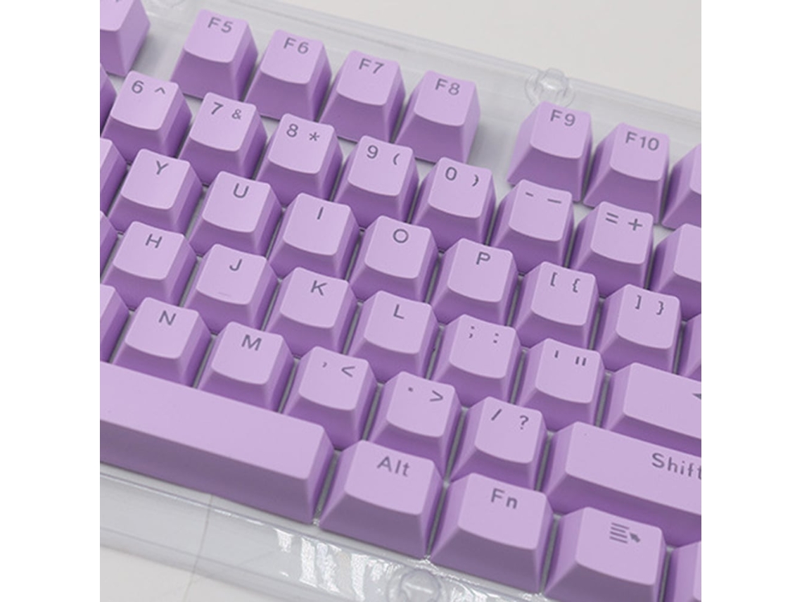 104 Keycaps Mecânicos Universais, Keycaps Clip on para Pc ZYBLSSBB (púrpura)