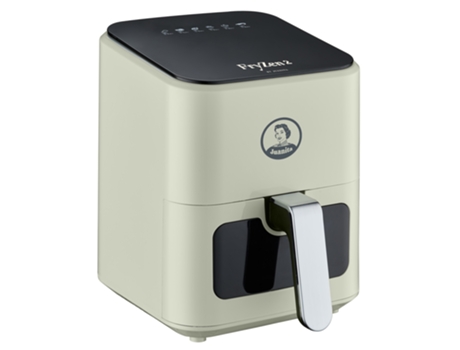 Fritadeira Sem Óleo JUANITA 4L -Vintage Airfryer 1350W com Painel de Toque Led 7 Programas Cesto Antiaderente e Temporizador
