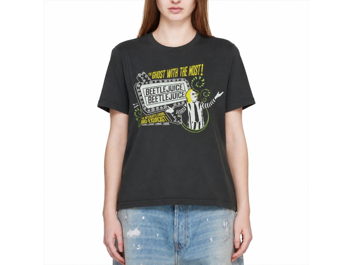 Rockinstone Beetlejuice The Ghost With The Most Black T-shirt Size:xxxl