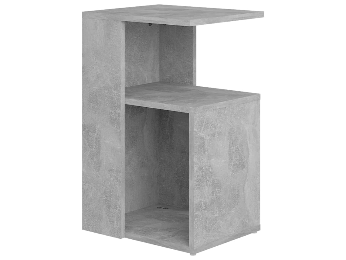 Side Table, Side Tables Vidaxl Cinzeto Madeira Processada (n/a)