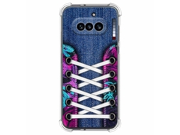 Capa Tumundosmartphone De Silicone À Prova De Choque Para Nothing Phone 4a 5g Estampa De Tênis 6 Desenhos