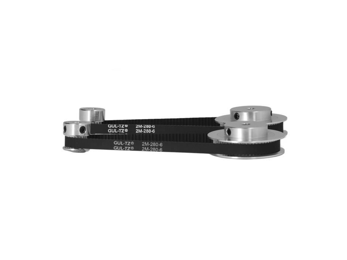 Polia Síncrona Eif Conjunto de Polia Da Correia Dentada Impressora de Alta Computação com Furo de 5 Mm / 0 2 Polegadas HURRISE